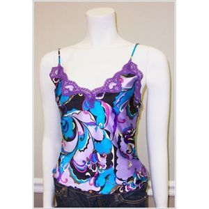 Samantha Chang Silk Pucci Cami